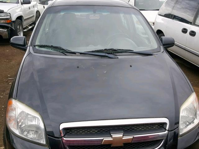 KL1TD5DE7BB164817 - 2011 CHEVROLET AVEO LS CHARCOAL photo 9