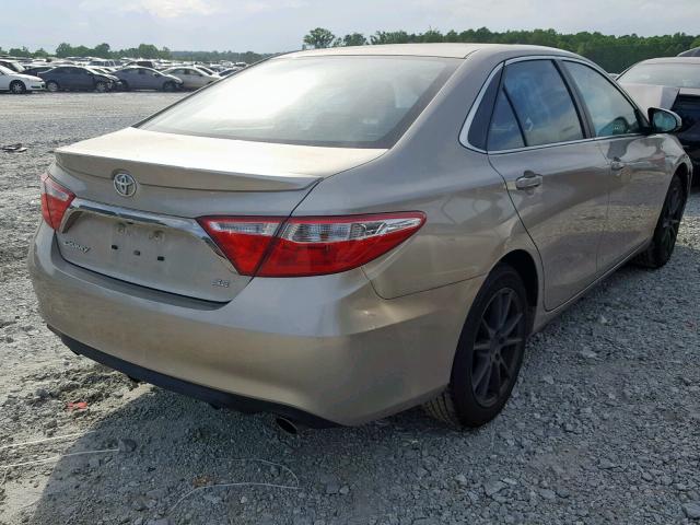 4T1BF1FK8HU294575 - 2017 TOYOTA CAMRY LE GOLD photo 4