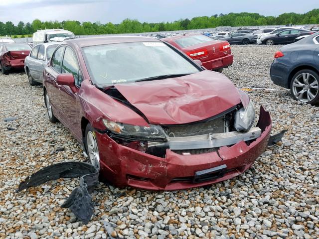 19XFA1F65AE017488 - 2010 HONDA CIVIC LX-S Tünd qırmızı foto 1