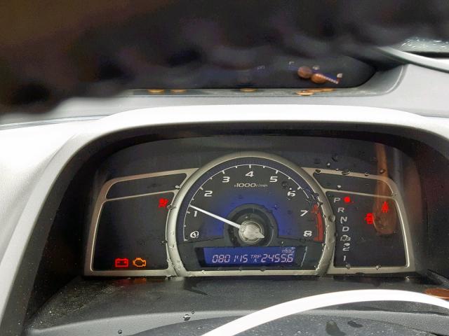 19XFA1F65AE017488 - 2010 HONDA CIVIC LX-S Tünd qırmızı foto 8