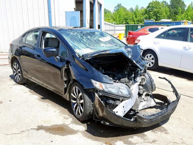 19XFB2F96EE044962 - 2014 HONDA CIVIC EXL BLACK photo 1