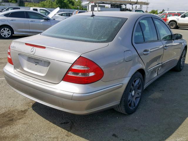 WDBUF56J26A814746 - 2006 MERCEDES-BENZ E 350 BEIGE photo 4