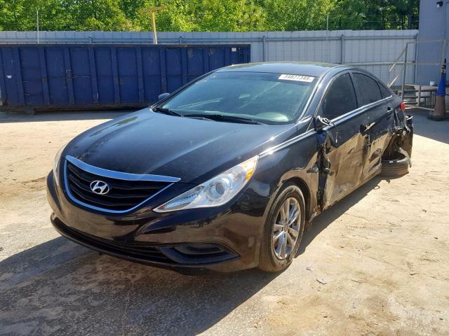 5NPEB4AC9DH694292 - 2013 HYUNDAI SONATA GLS BLACK photo 2