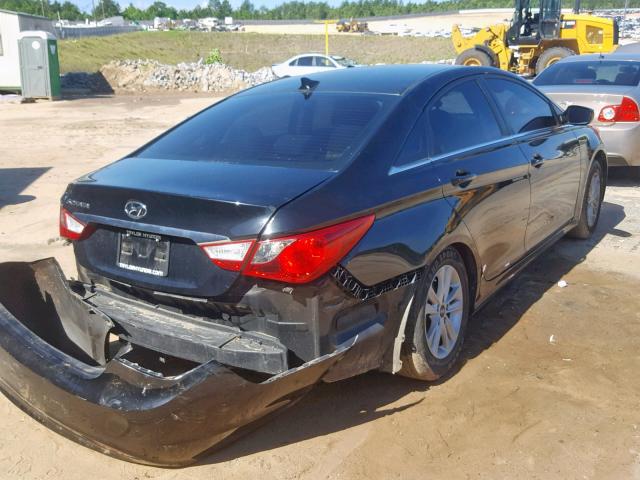 5NPEB4AC9DH694292 - 2013 HYUNDAI SONATA GLS BLACK photo 4