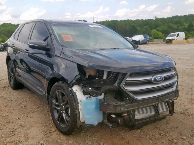 2FMPK3J97JBB98305 - 2018 FORD EDGE SEL BLACK photo 1