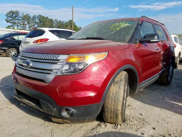 1FM5K7D81FGA17605 - 2015 FORD EXPLORER XLT  photo 2