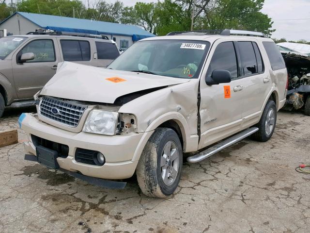 1FMDU65W95ZA60086 - 2005 FORD EXPLORER L BEIGE photo 2