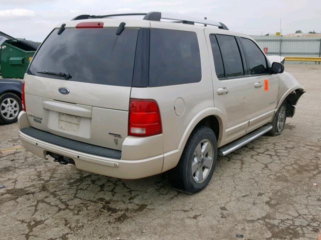 1FMDU65W95ZA60086 - 2005 FORD EXPLORER L BEIGE photo 4