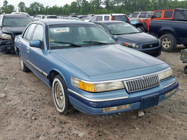 2MELM75W3PX670885 - 1993 MERCURY GRAND MARQ BLUE photo 1