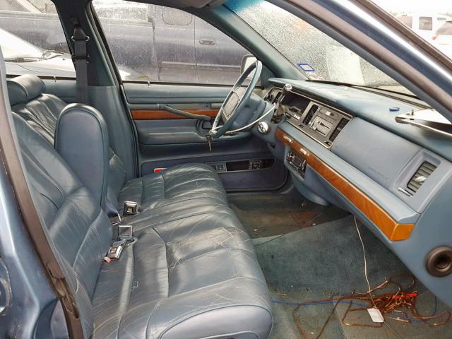 2MELM75W3PX670885 - 1993 MERCURY GRAND MARQ BLUE photo 5