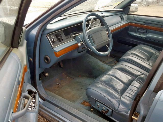 2MELM75W3PX670885 - 1993 MERCURY GRAND MARQ BLUE photo 9