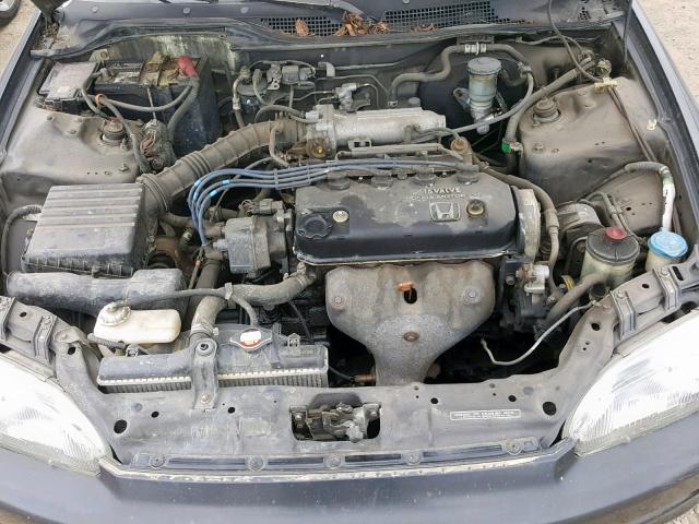 2HGEH2468PH531608 - 1993 HONDA CIVIC DX BLUE photo 7