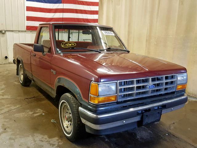 1FTCR10A1KUA90305 - 1989 FORD RANGER MAROON photo 1