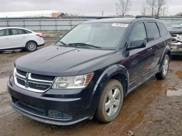 3D4PG1FG1BT516333 - 2011 DODGE JOURNEY MA BLACK photo 2