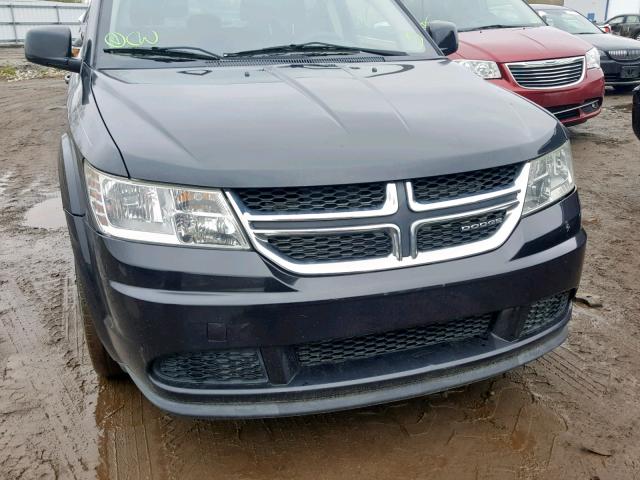 3D4PG1FG1BT516333 - 2011 DODGE JOURNEY MA BLACK photo 9