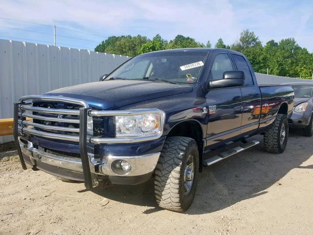 3D7KS28A78G146243 - 2008 DODGE RAM 2500 S ლურჯი ფოტო 2
