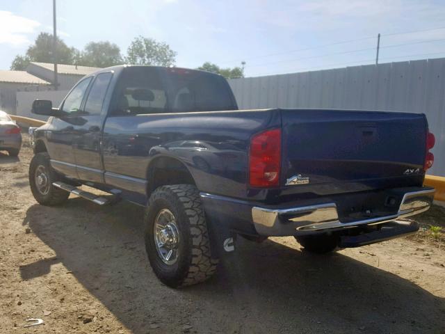 3D7KS28A78G146243 - 2008 DODGE RAM 2500 S ლურჯი ფოტო 3