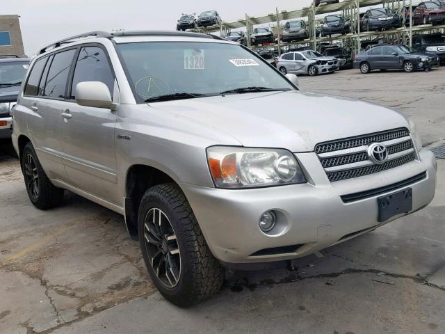 JTEEW21A560003584 - 2006 TOYOTA HIGHLANDER SILVER photo 1