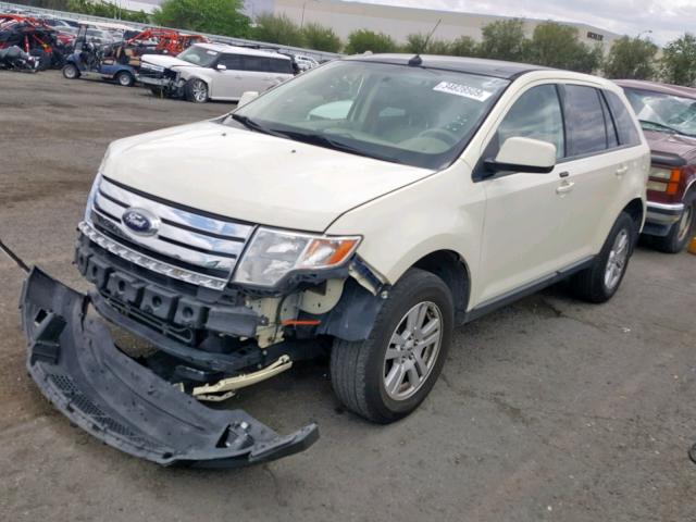 2FMDK38C87BB48350 - 2007 FORD EDGE SEL BEIGE photo 2