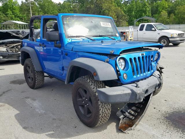 1C4AJWAG7FL588597 - 2015 JEEP WRANGLER S Mavi foto 1