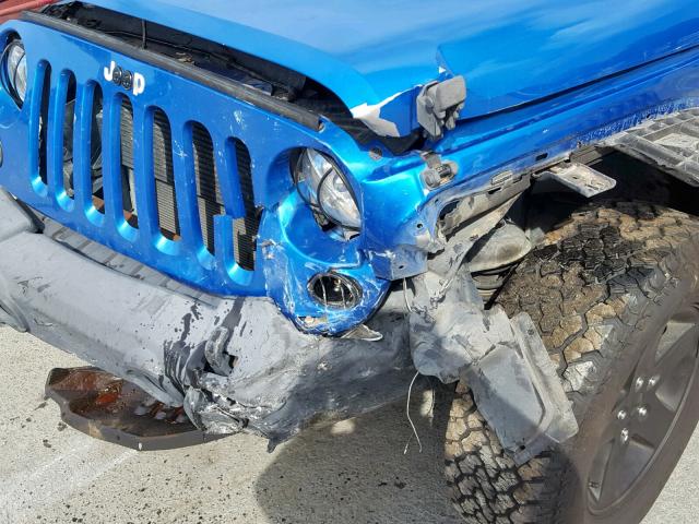 1C4AJWAG7FL588597 - 2015 JEEP WRANGLER S Mavi foto 10
