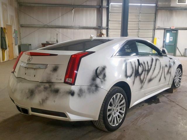 1G6DM1ED7B0168070 - 2011 CADILLAC CTS PERFOR WHITE photo 4