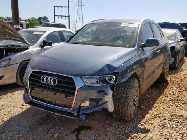 WA1BCCFSXJR025876 - 2018 AUDI Q3 PREMIUM BLUE photo 2