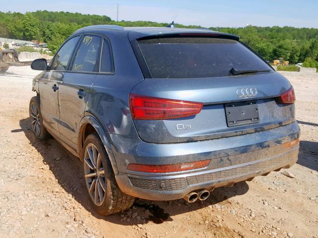 WA1BCCFSXJR025876 - 2018 AUDI Q3 PREMIUM BLUE photo 3