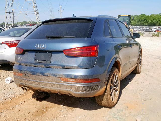 WA1BCCFSXJR025876 - 2018 AUDI Q3 PREMIUM BLUE photo 4