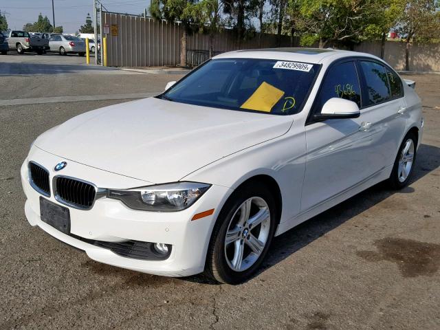 WBA3C1C58EK105153 - 2014 BMW 328 I SULE WHITE photo 2