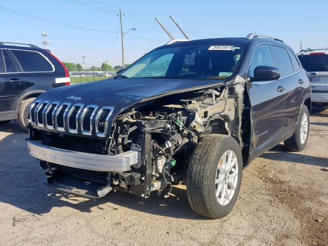 1C4PJMCS6EW150537 - 2014 JEEP CHEROKEE L CHARCOAL photo 2