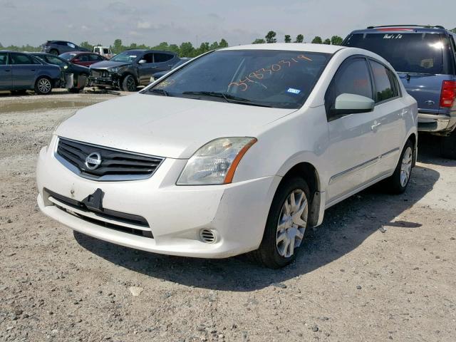 3N1AB6AP7AL649475 - 2010 NISSAN SENTRA 2.0 WHITE photo 2