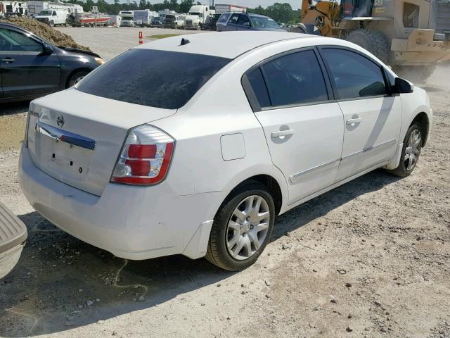 3N1AB6AP7AL649475 - 2010 NISSAN SENTRA 2.0 WHITE photo 4