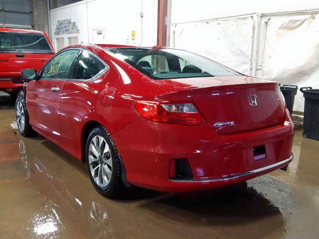 1HGCT1B33EA003219 - 2014 HONDA ACCORD LX- RED photo 3