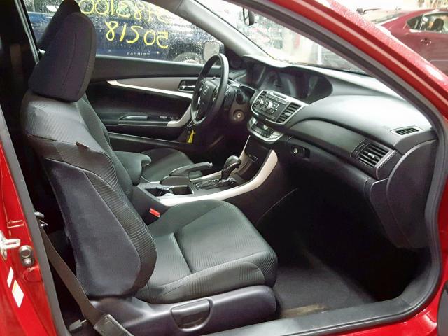 1HGCT1B33EA003219 - 2014 HONDA ACCORD LX- RED photo 5