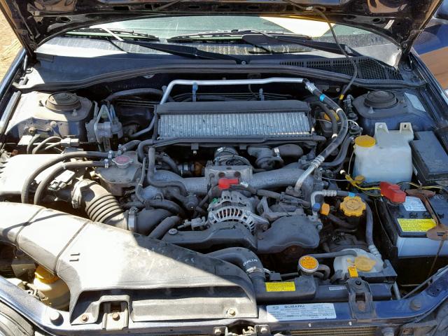 4S4BT63C745101632 - 2004 SUBARU BAJA TURBO BLUE photo 7