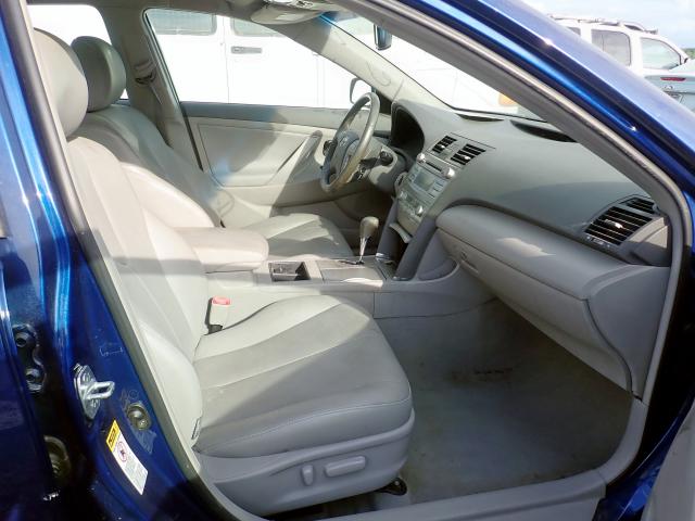 4T1BB46K08U038542 - 2008 TOYOTA CAMRY HYBR BLUE photo 5