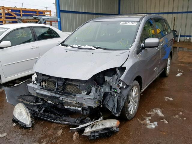 JM1CW2BL0C0105379 - 2012 MAZDA 5 GRAY photo 2