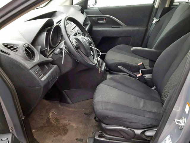 JM1CW2BL0C0105379 - 2012 MAZDA 5 GRAY photo 5