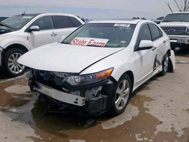 JH4CU2F62DC003428 - 2013 ACURA TSX TECH WHITE photo 2