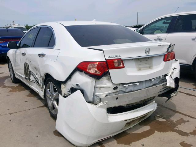 JH4CU2F62DC003428 - 2013 ACURA TSX TECH WHITE photo 3