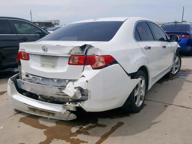 JH4CU2F62DC003428 - 2013 ACURA TSX TECH WHITE photo 4