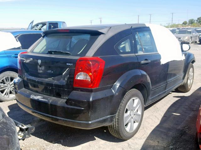 1B3HB48BX7D374453 - 2007 DODGE CALIBER SX BLACK photo 4