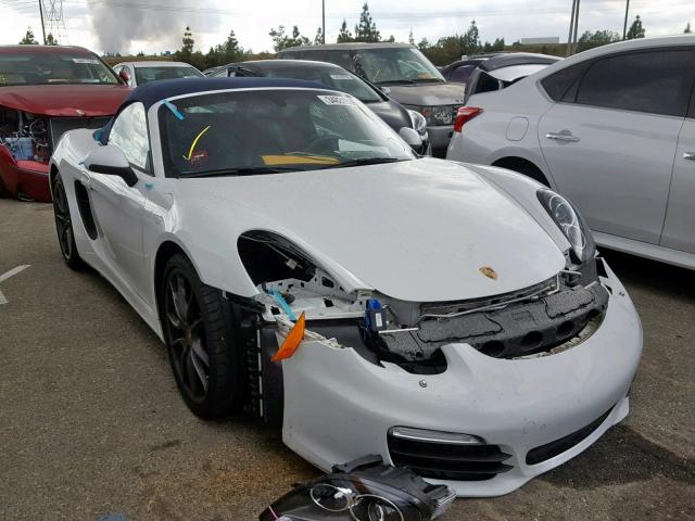 WP0CA2A80FS110330 - 2015 PORSCHE BOXSTER WHITE photo 1