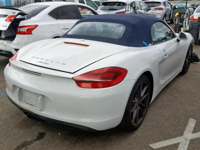 WP0CA2A80FS110330 - 2015 PORSCHE BOXSTER WHITE photo 4