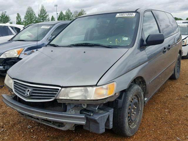 2HKRL1850YH511176 - 2000 HONDA ODYSSEY LX TEAL photo 2