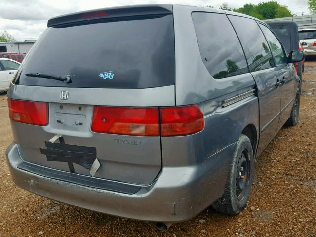 2HKRL1850YH511176 - 2000 HONDA ODYSSEY LX TEAL photo 4