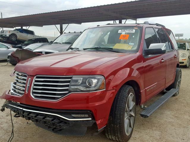 5LMJJ2KTXGEL07282 - 2016 LINCOLN NAVIGATOR 红色 照片 2