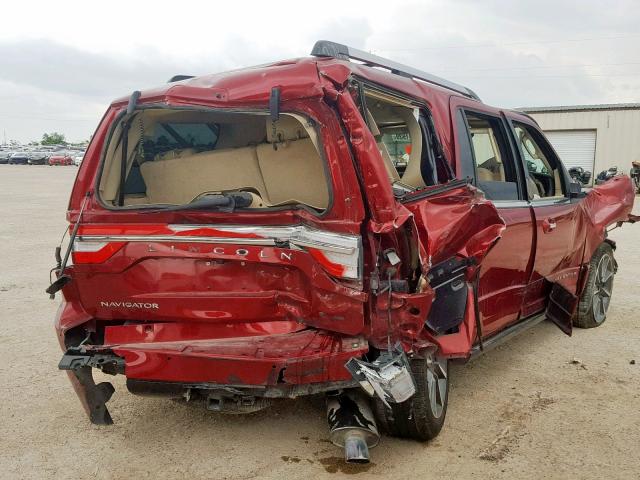 5LMJJ2KTXGEL07282 - 2016 LINCOLN NAVIGATOR 红色 照片 4