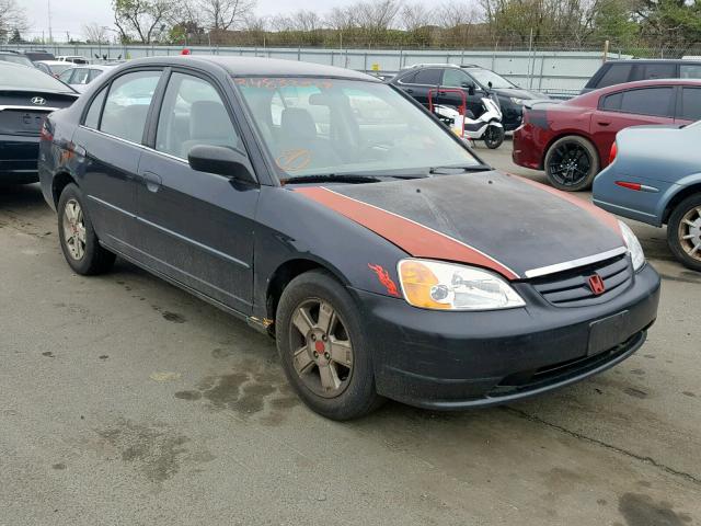 2HGES16211H539515 - 2001 HONDA CIVIC DX BLACK photo 1